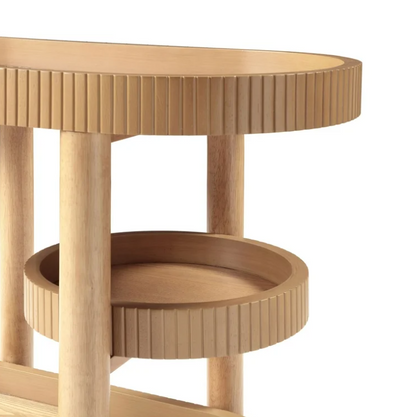 Beautiful Drew Bar Cart by Drew Barrymore, Warm Honey