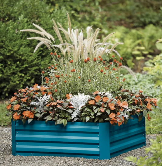 Demeter Corrugated Metal Raised Bed, 34” x 34”