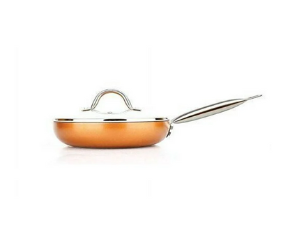 Copper H-02628 Pan 10-Piece Luxury Induction Cookware Set Non-Stick w/ Lids