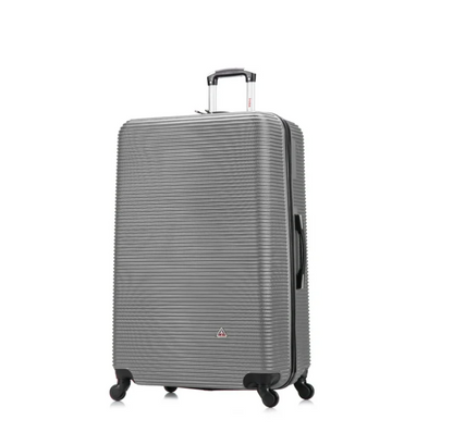 InUSA Royal 32" Hardside Lightweight Luggage with Spinner Wheels, Handle, and Trolley, Black