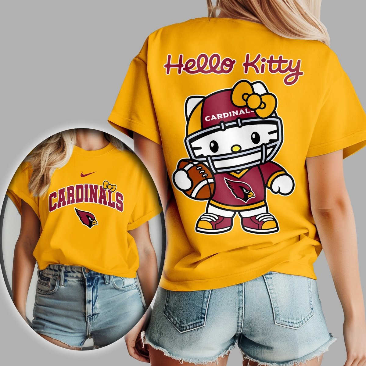ARCD Premium NFL Hello Kitty Women's Shirt TD