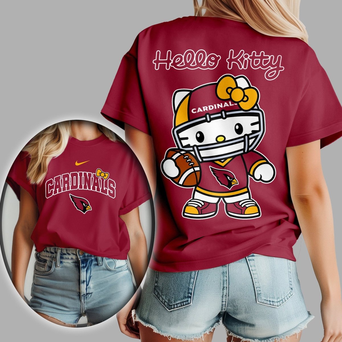 ARCD Premium NFL Hello Kitty Women's Shirt TD