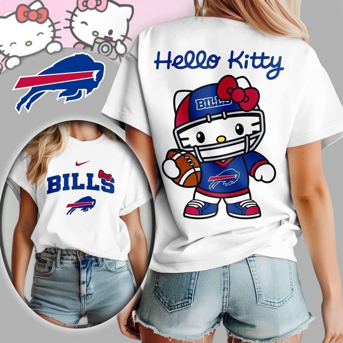 BFB Premium NFL Hello Kitty Women's Shirt TD