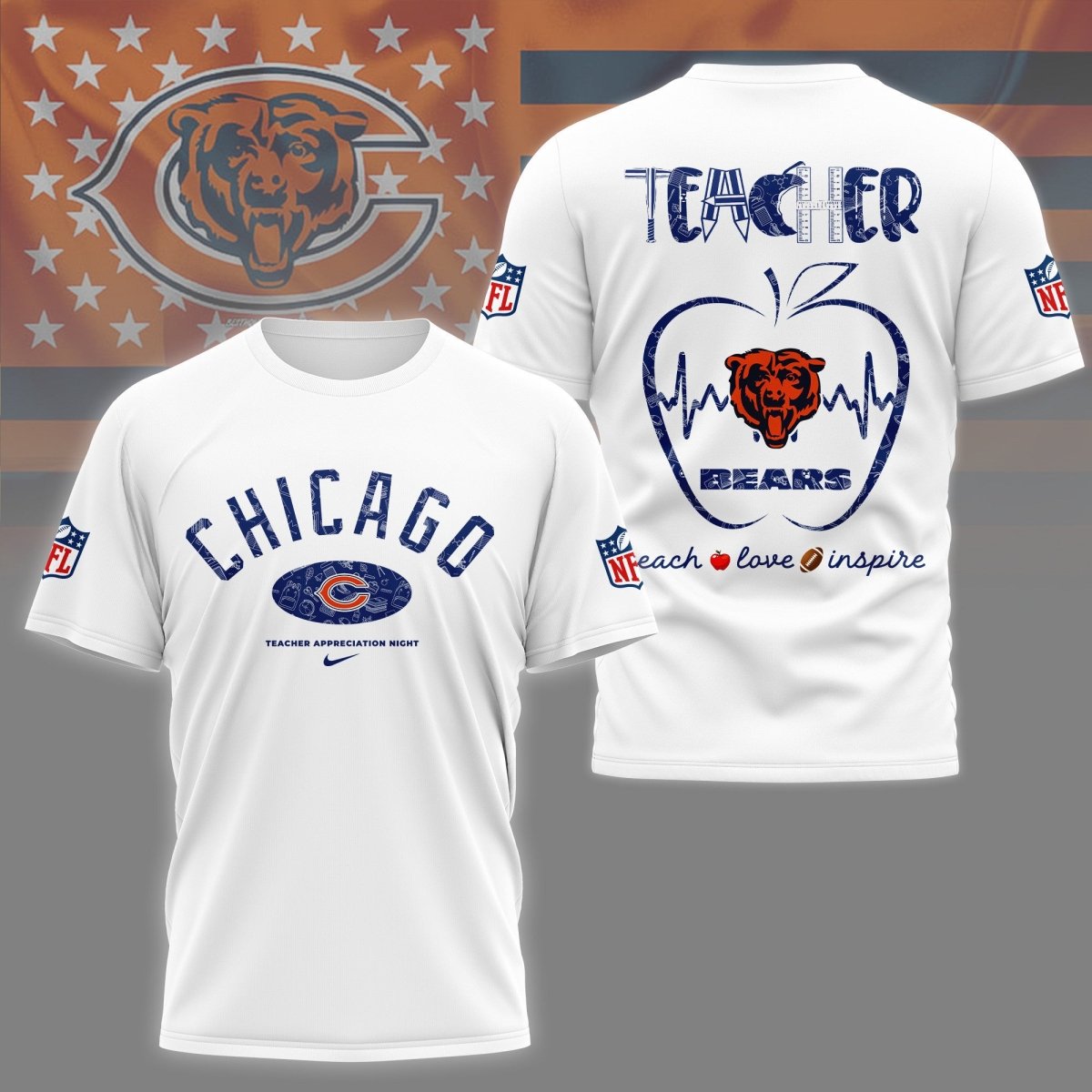 CCB PREMIUM 3D TEACHER APPRECIATION DAY SHIRT NY