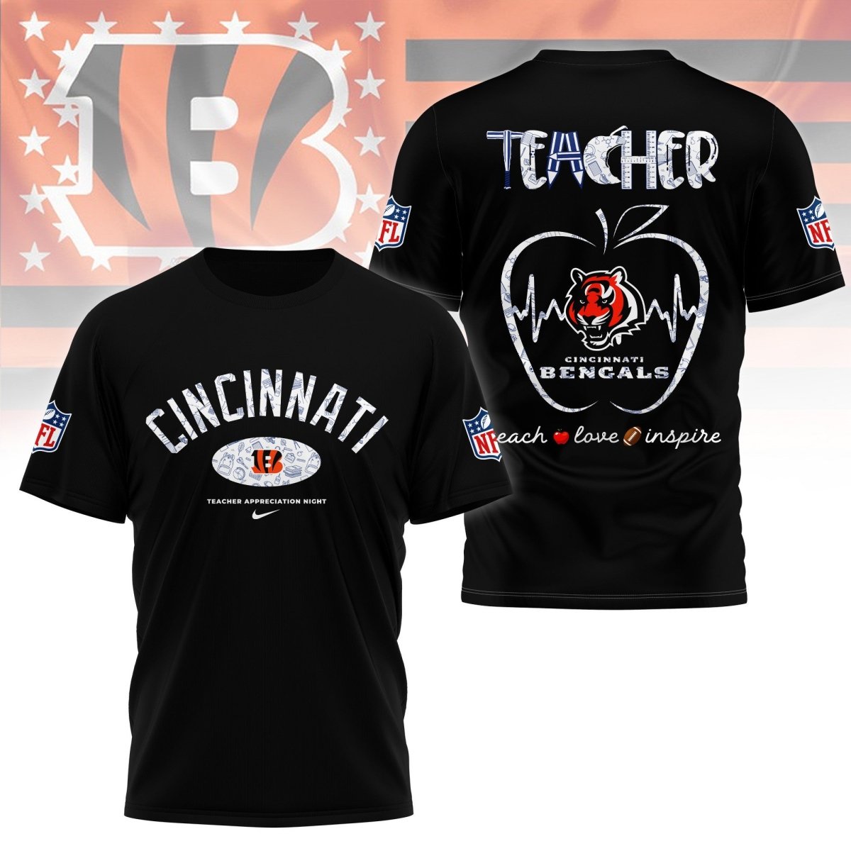 CCBG PREMIUM 3D TEACHER APPRECIATION DAY SHIRT NY