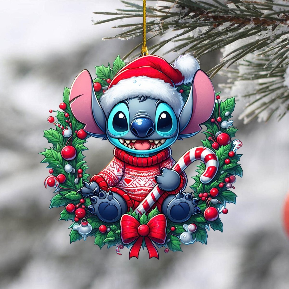 COMBO STC CHRISTMAS TREE TOPPER WITH ORNAMENT DAT