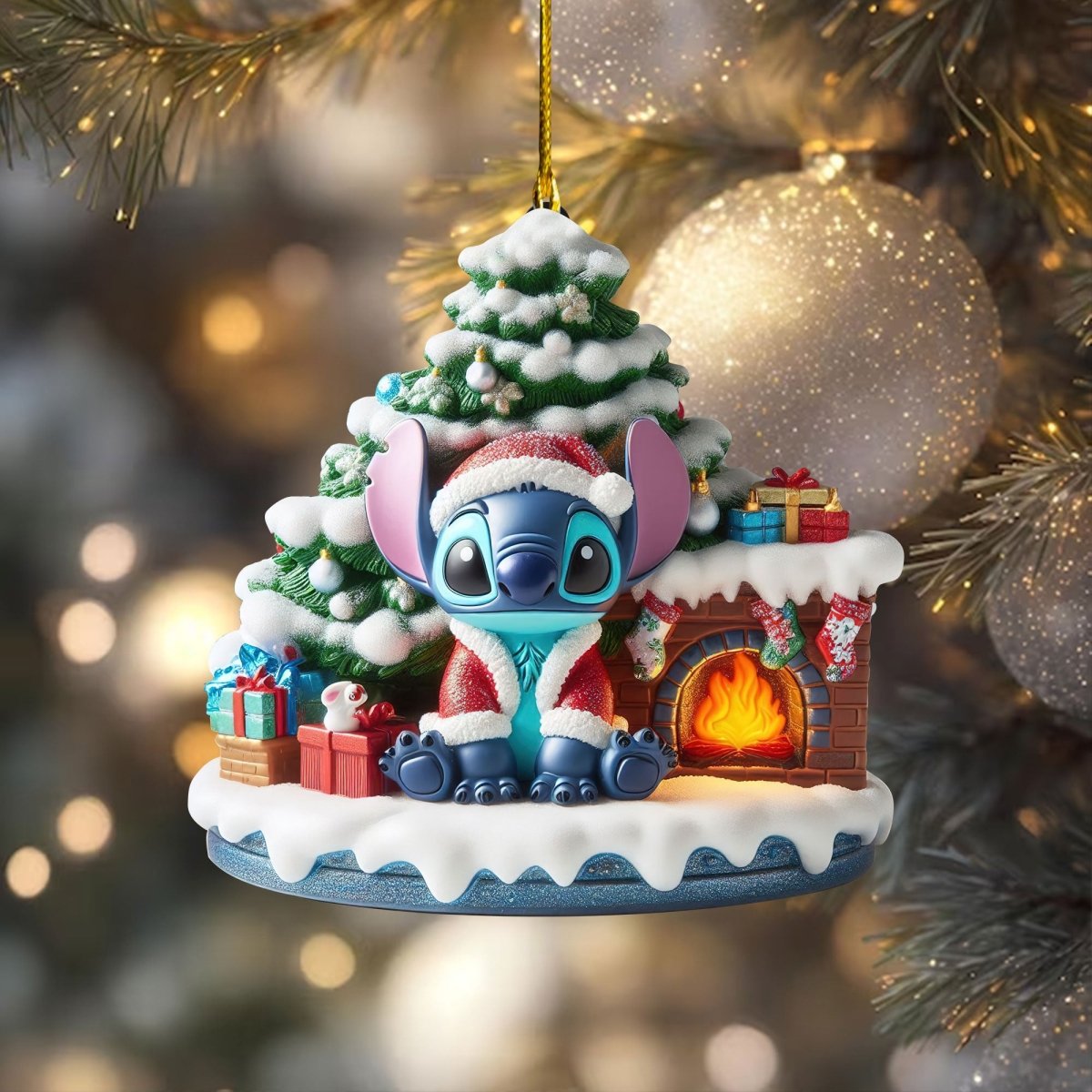 COMBO STC CHRISTMAS TREE TOPPER WITH ORNAMENT DAT