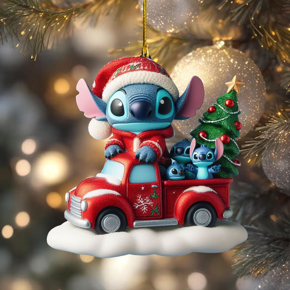 COMBO STC CHRISTMAS TREE TOPPER WITH ORNAMENT DAT