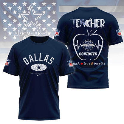 DCB PREMIUM 3D TEACHER APPRECIATION DAY SHIRT NY