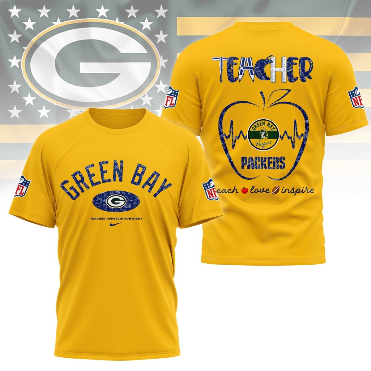 GBP PREMIUM 3D TEACHER APPRECIATION DAY SHIRT NY