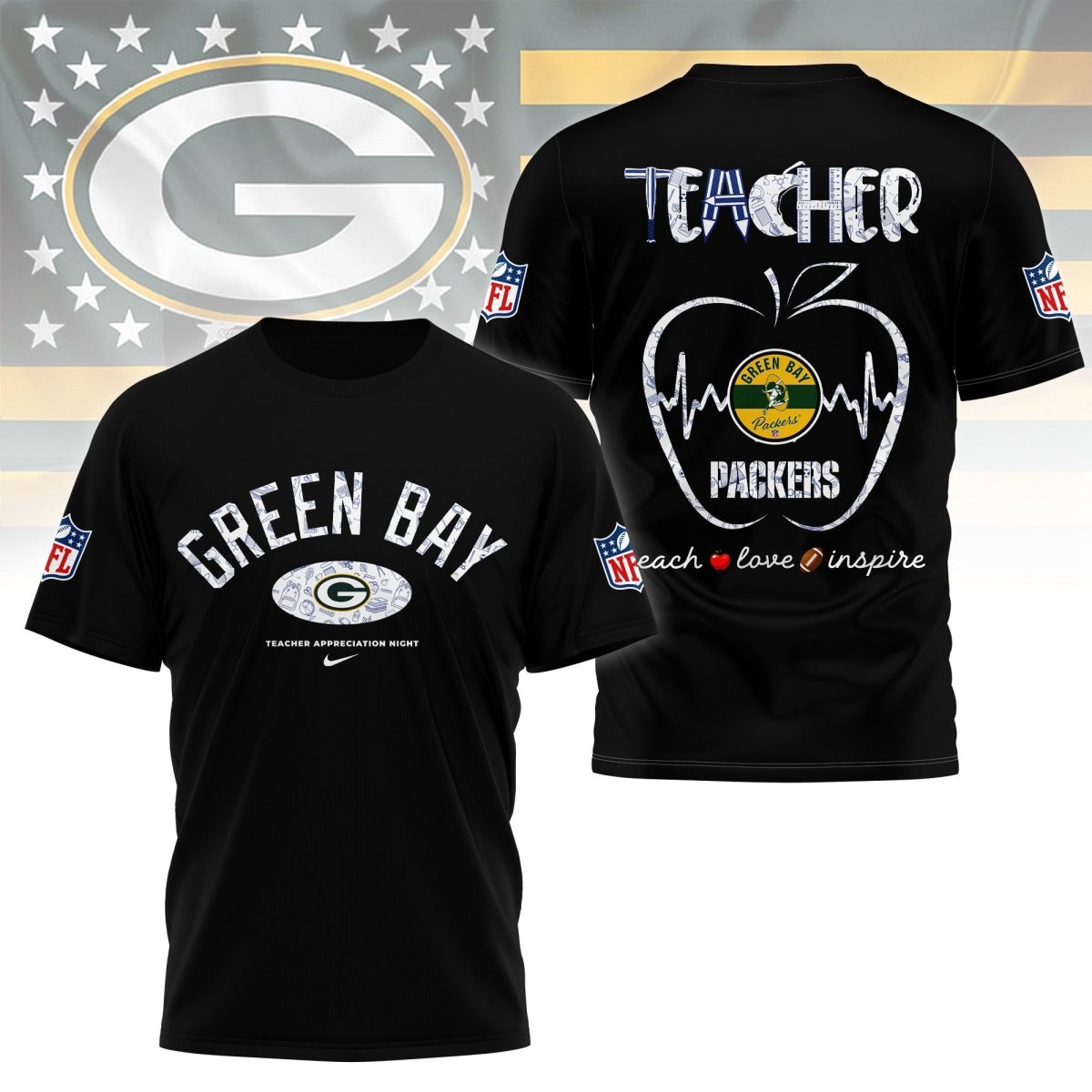 GBP PREMIUM 3D TEACHER APPRECIATION DAY SHIRT NY
