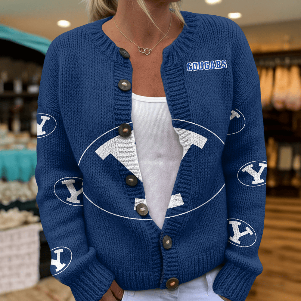 BYU CARDIGAN SWEATSHIRT WITH BUTTON 03 DAT