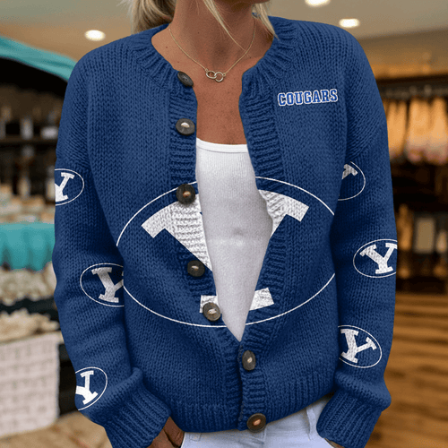 BYU CARDIGAN SWEATSHIRT WITH BUTTON 03 DAT