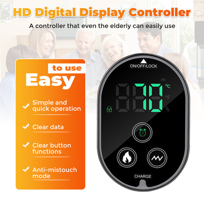 HEATWAVE  3-In-1 Heated Massager