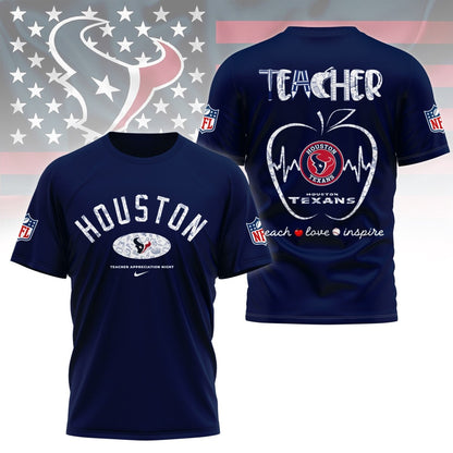 HTX PREMIUM 3D TEACHER APPRECIATION DAY SHIRT NY