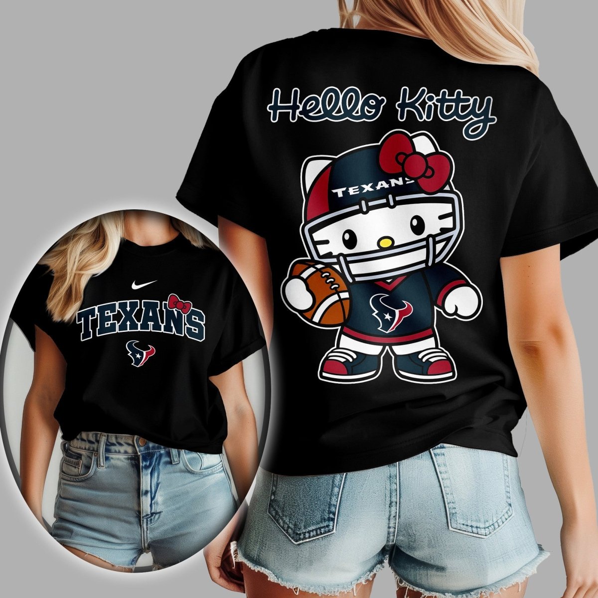 HTX Premium NFL Hello Kitty Women's Shirt TD