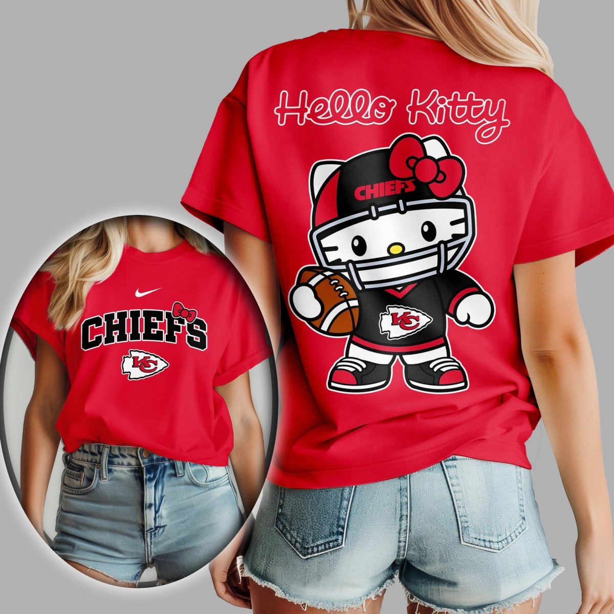 KCC Premium NFL Hello Kitty Women's Shirt TD