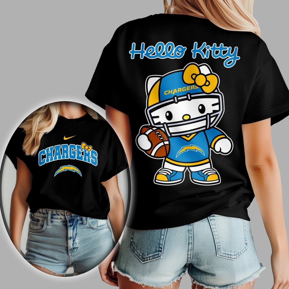LAC Premium NFL Hello Kitty Women's Shirt TD
