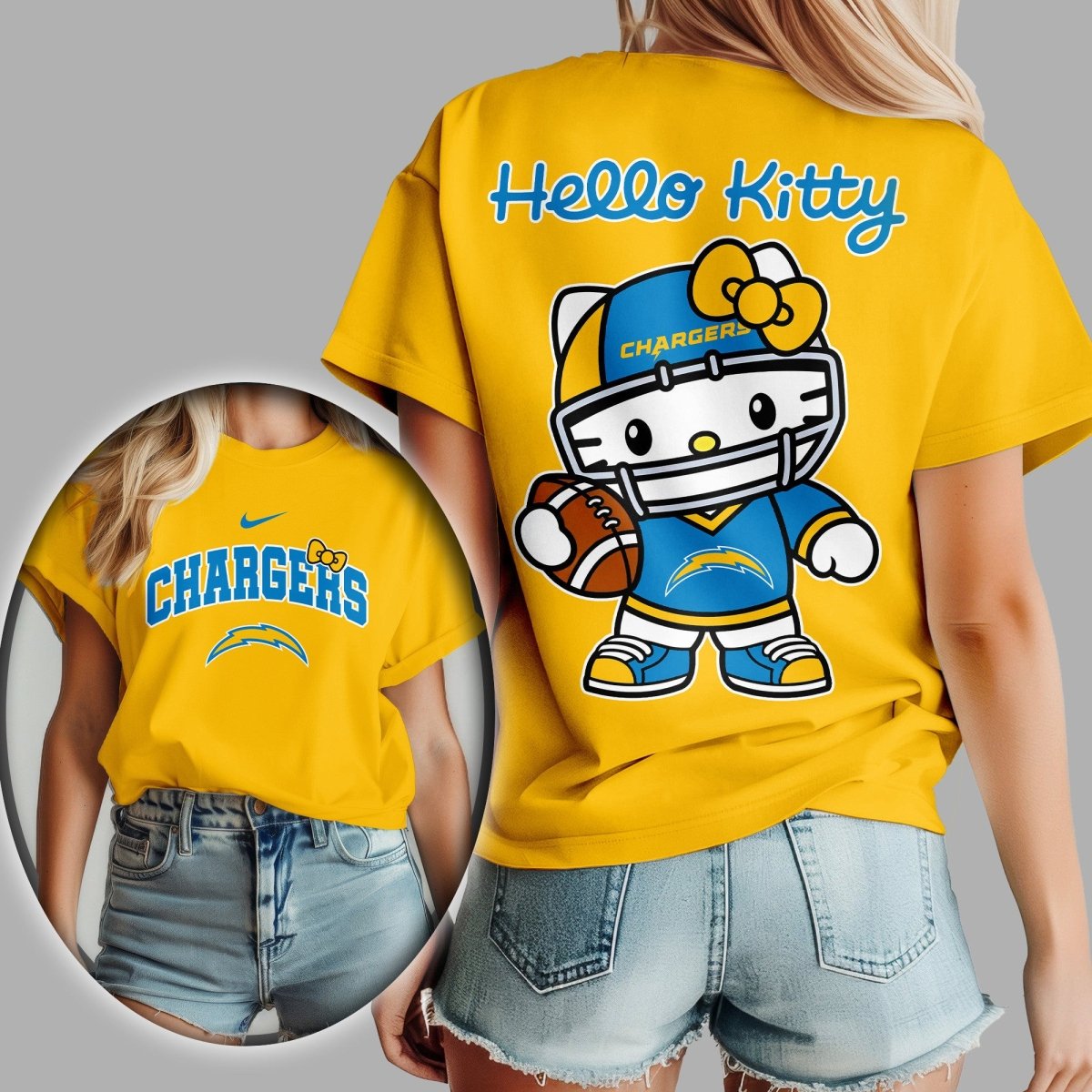 LAC Premium NFL Hello Kitty Women's Shirt TD