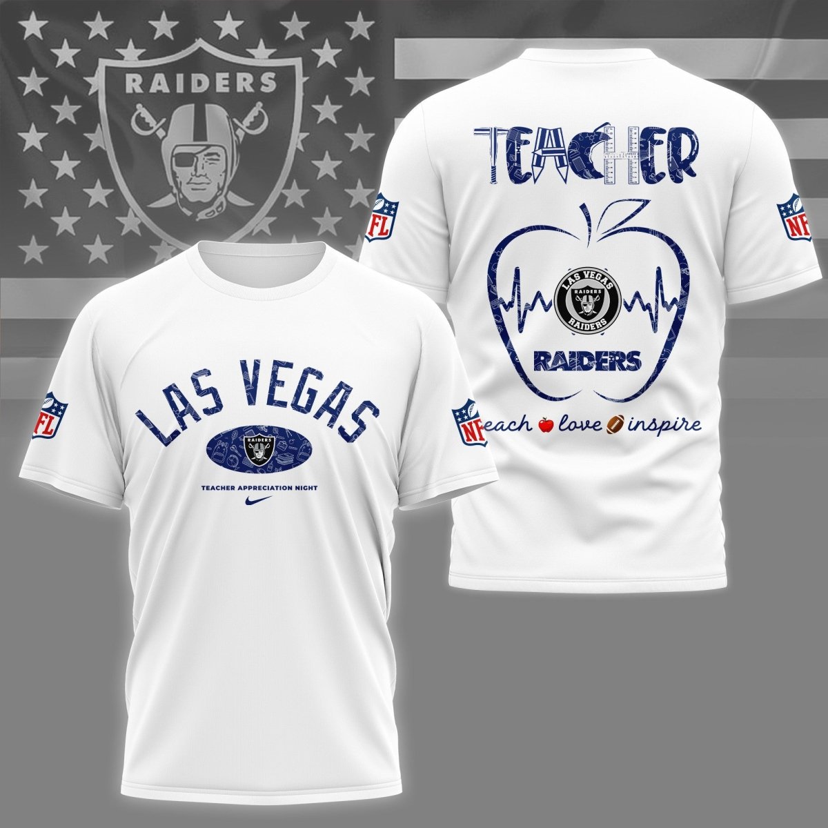 LVR PREMIUM 3D TEACHER APPRECIATION DAY SHIRT NY
