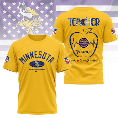 MNV PREMIUM 3D TEACHER APPRECIATION DAY SHIRT NY