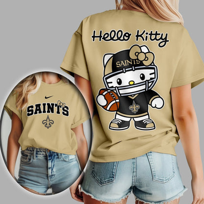 NOS Premium NFL Hello Kitty Women's Shirt TD