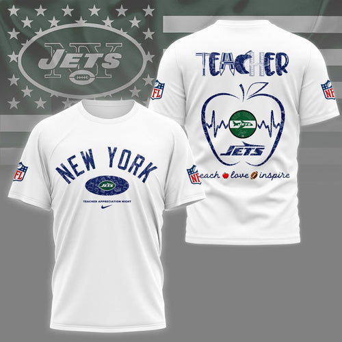 NYJ PREMIUM 3D TEACHER APPRECIATION DAY SHIRT NY