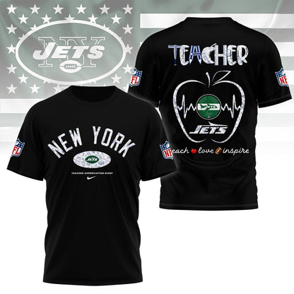 NYJ PREMIUM 3D TEACHER APPRECIATION DAY SHIRT NY