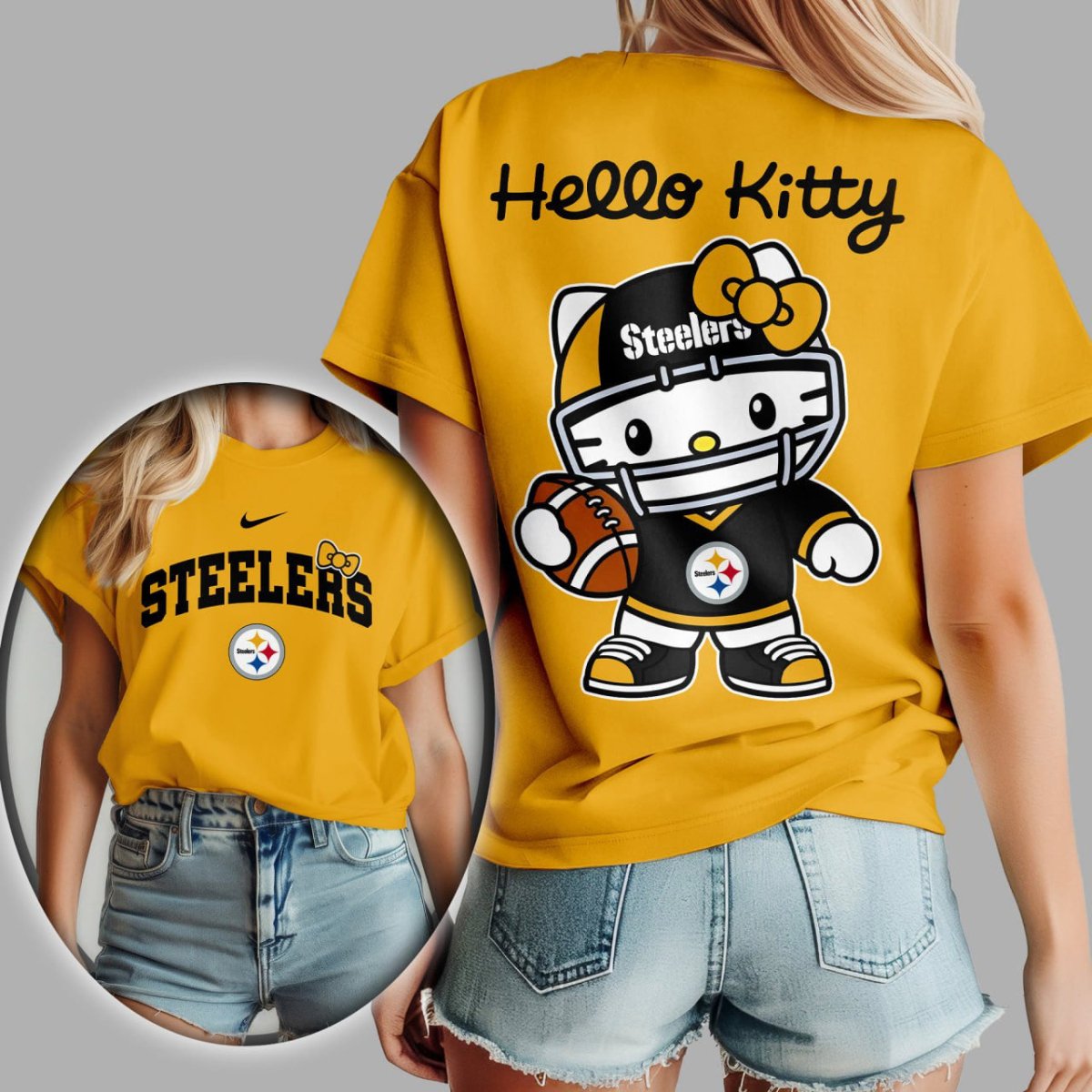 PBS Premium NFL Hello Kitty Women's Shirt TD