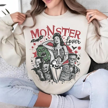 Premium Halloween 2025 Monster lover T-Shirt