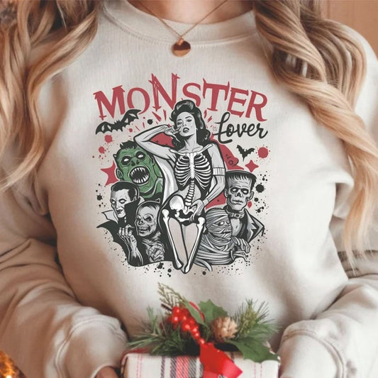 Premium Halloween 2025 Monster lover T-Shirt