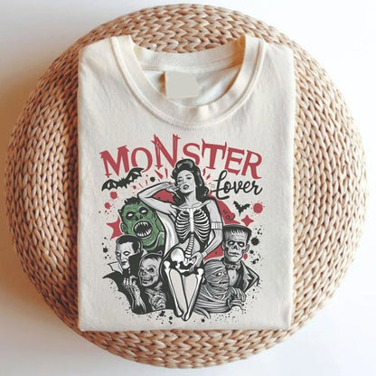 Premium Halloween 2025 Monster lover T-Shirt