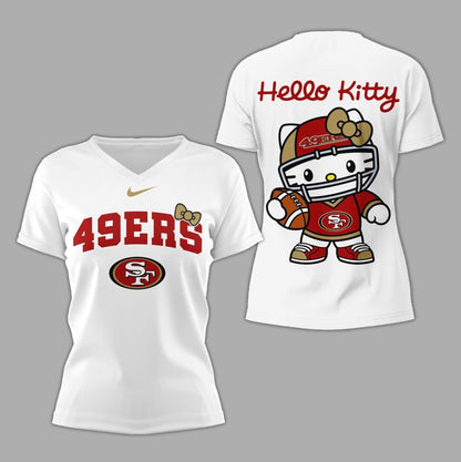 SF49 Premium NFL Hello Kitty Women's Shirt TD