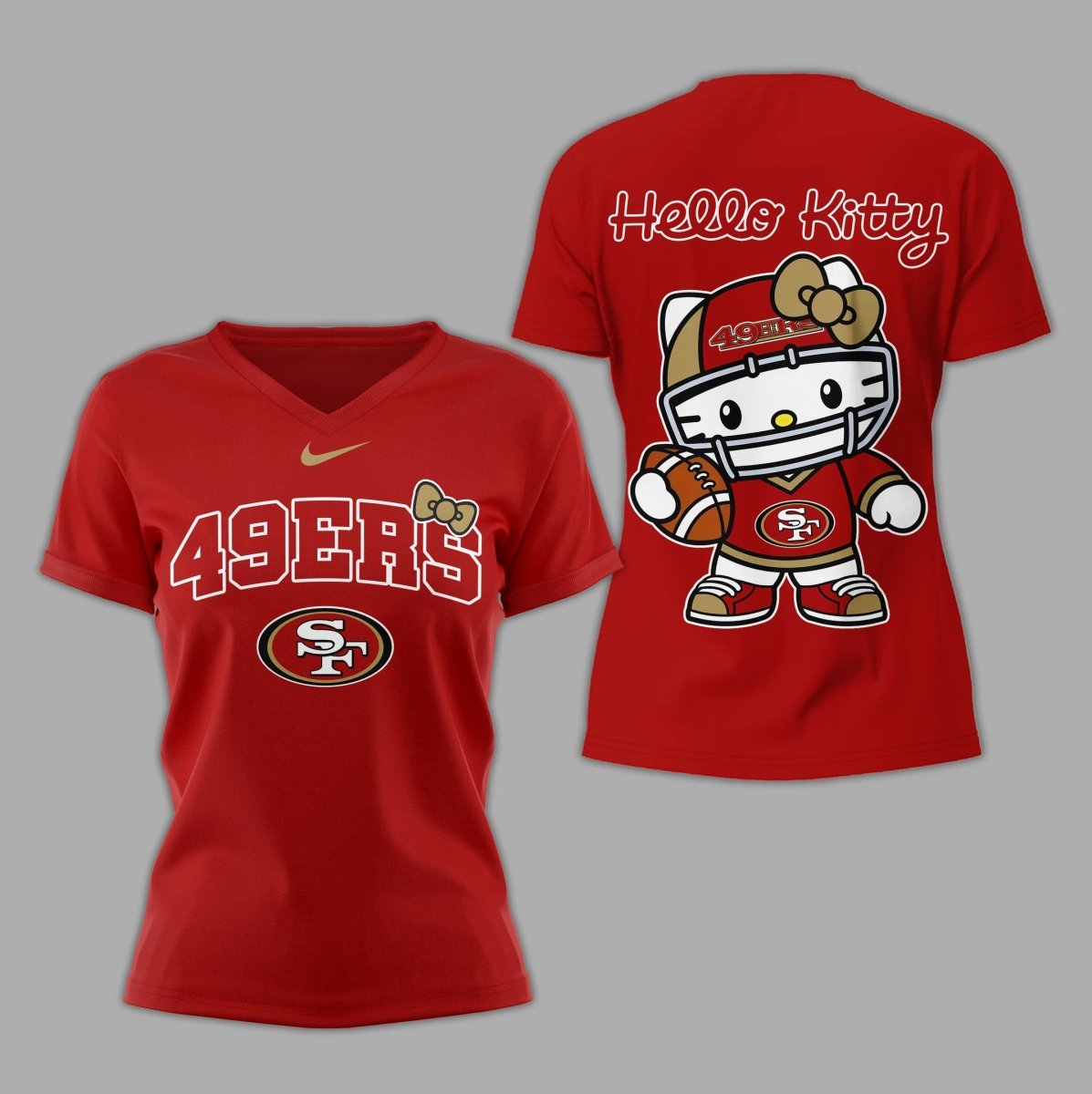 SF49 Premium NFL Hello Kitty Women's Shirt TD