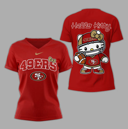 SF49 Premium NFL Hello Kitty Women's Shirt TD