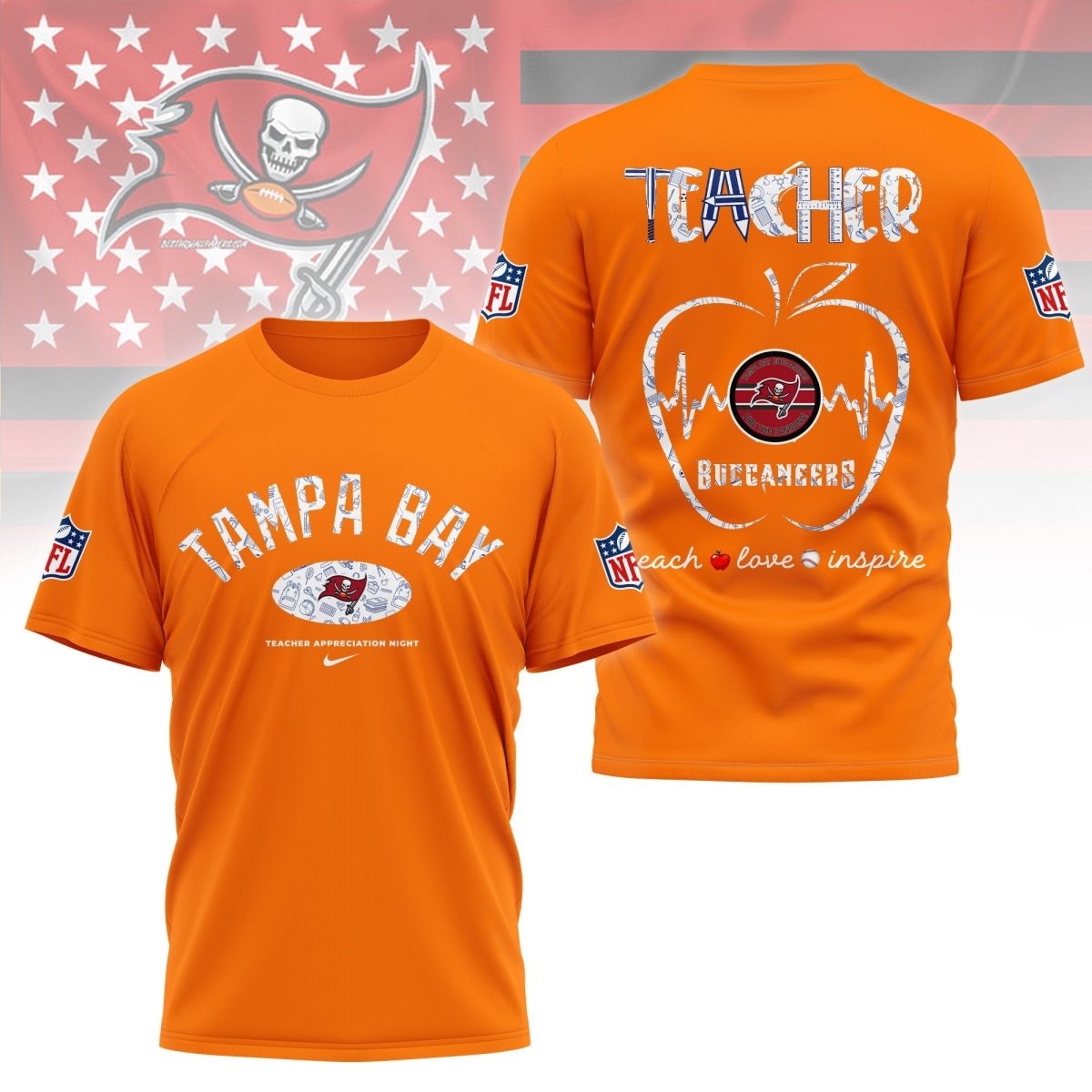 TBB PREMIUM 3D TEACHER APPRECIATION DAY SHIRT NY