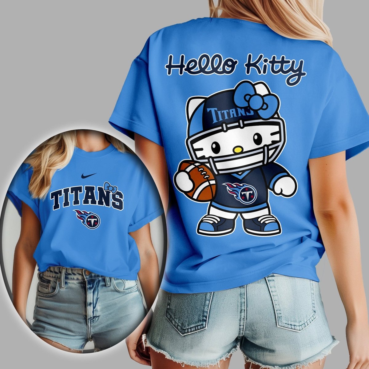 TNST Premium NFL Hello Kitty Women's Shirt TD