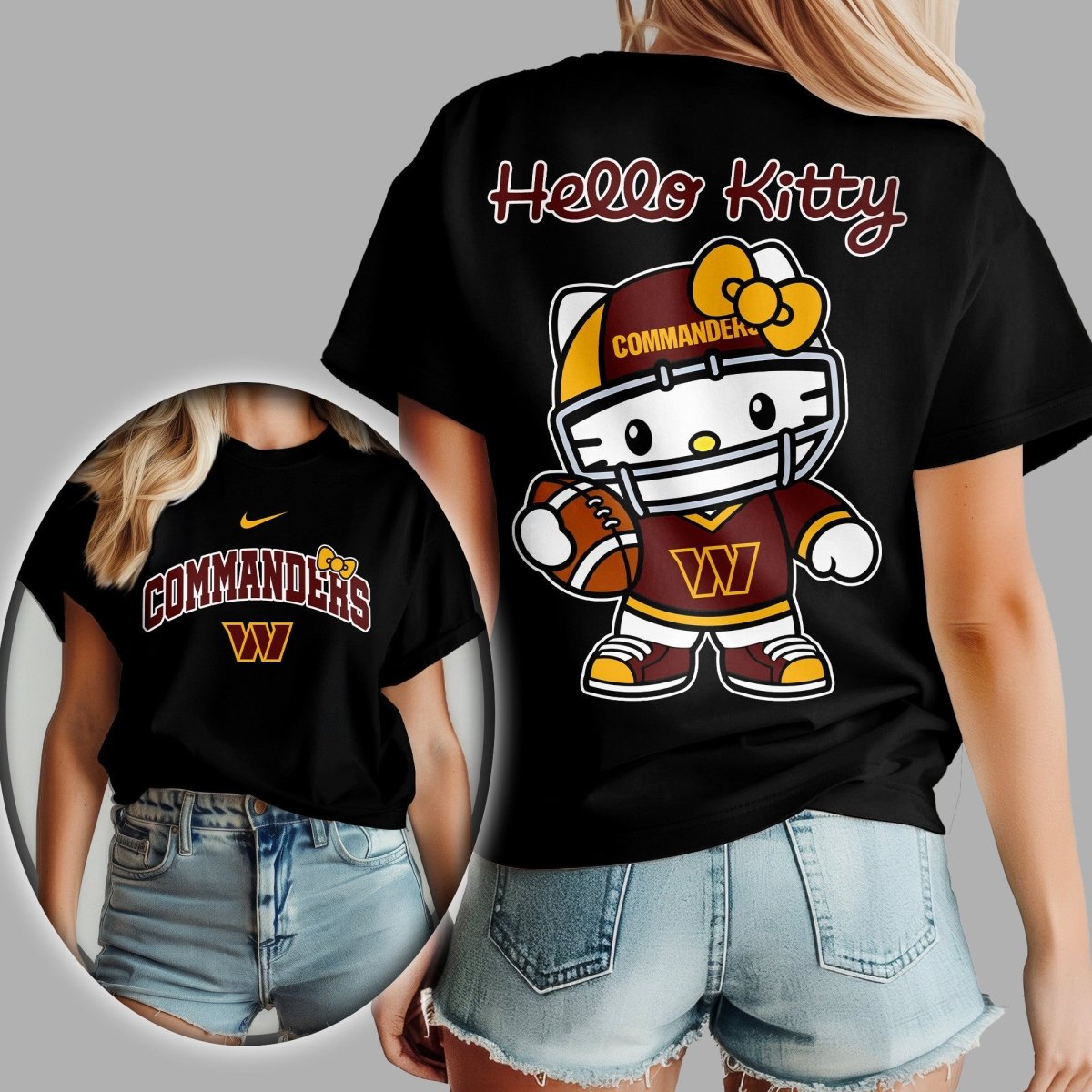WCD Premium NFL Hello Kitty Women's Shirt TD