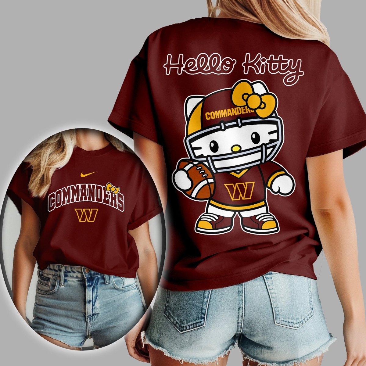 WCD Premium NFL Hello Kitty Women's Shirt TD